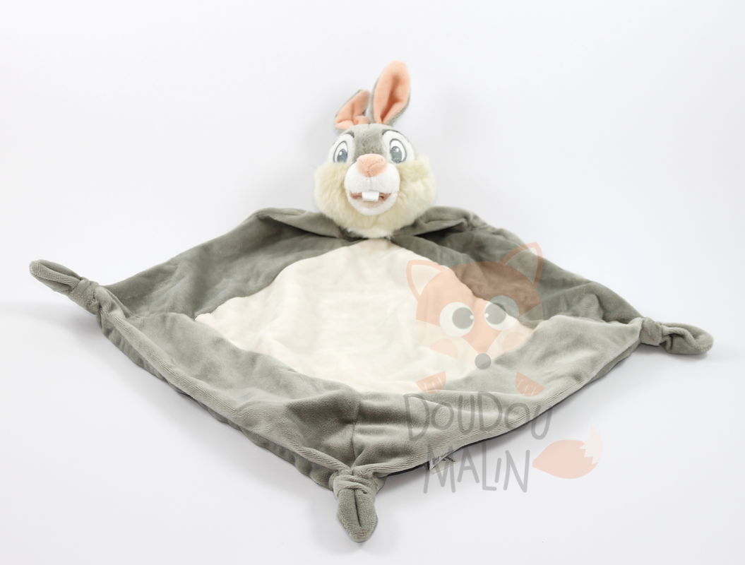  baby comforter thumper rabbit grey beige cloud 
